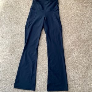 Navy Flare Leggings
